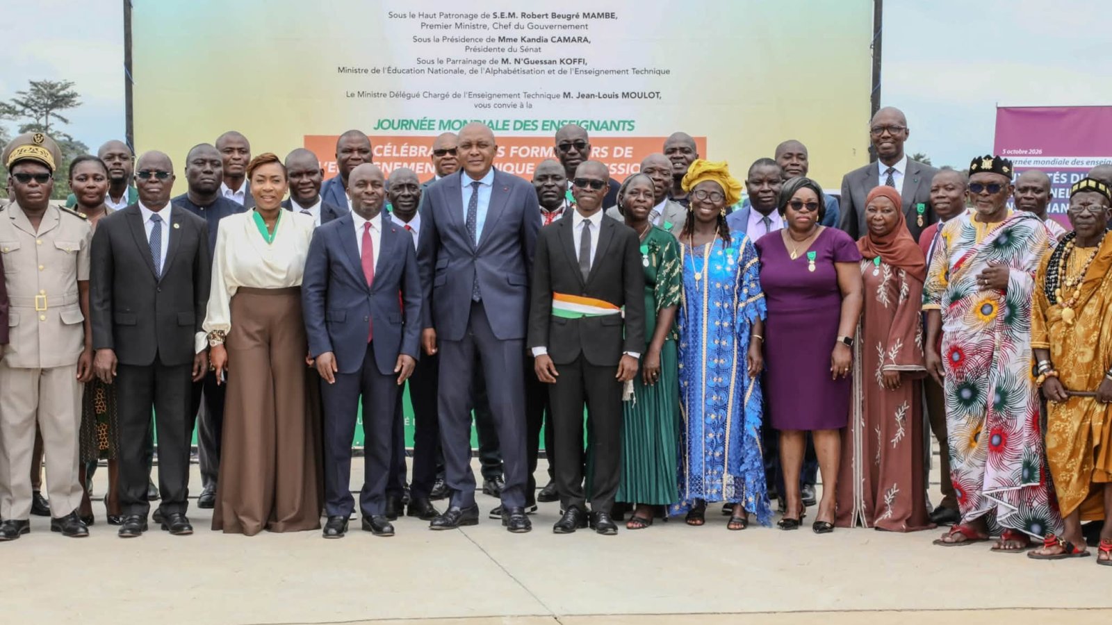 Journée mondiale des enseignants : 37 acteurs de l’Enseignement technique et professionnel distingués à Yamoussoukro