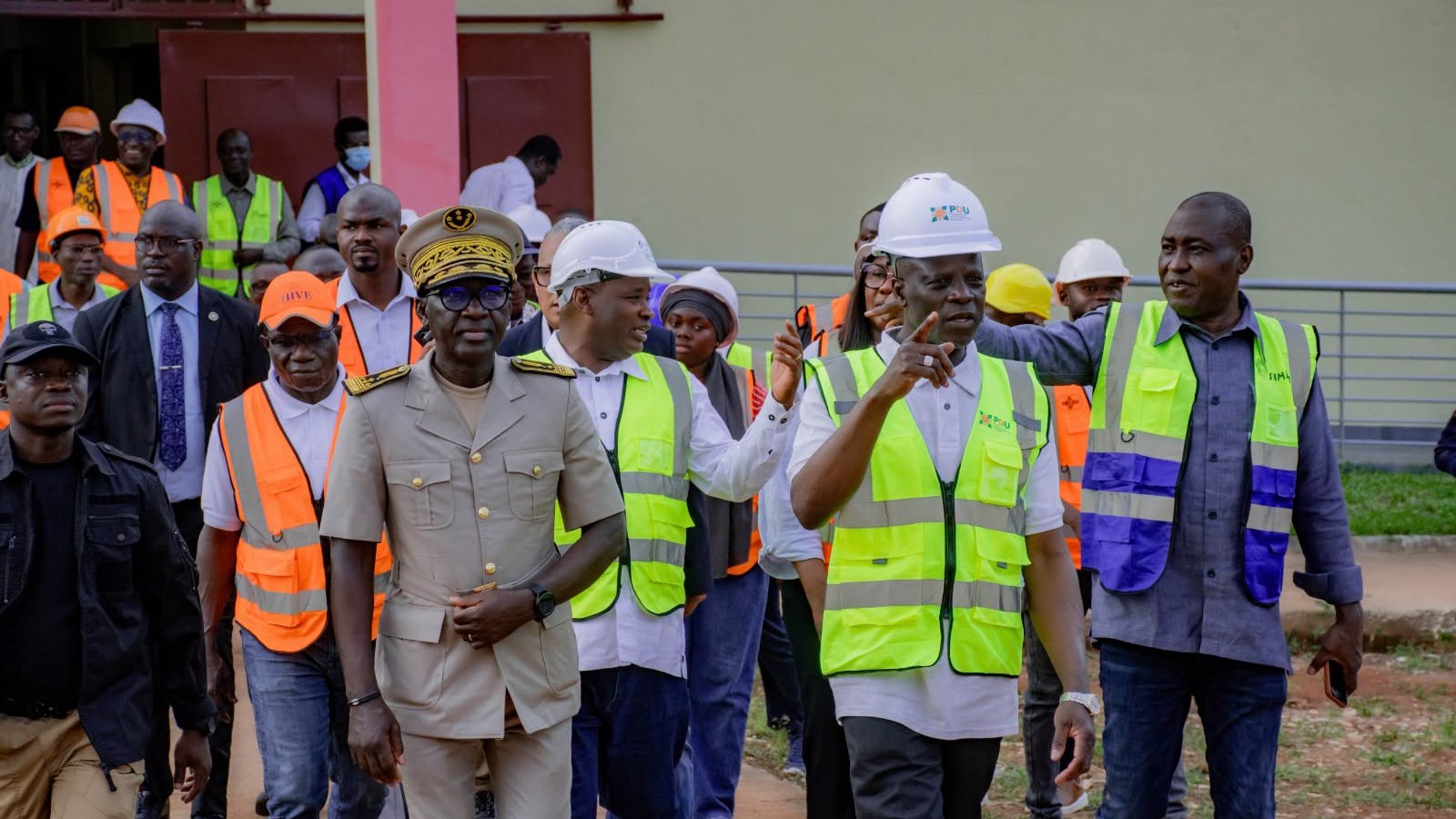 Enseignement supérieur : Adama Diawara inspecte les chantiers de l’UPGC et du CROU de Korhogo