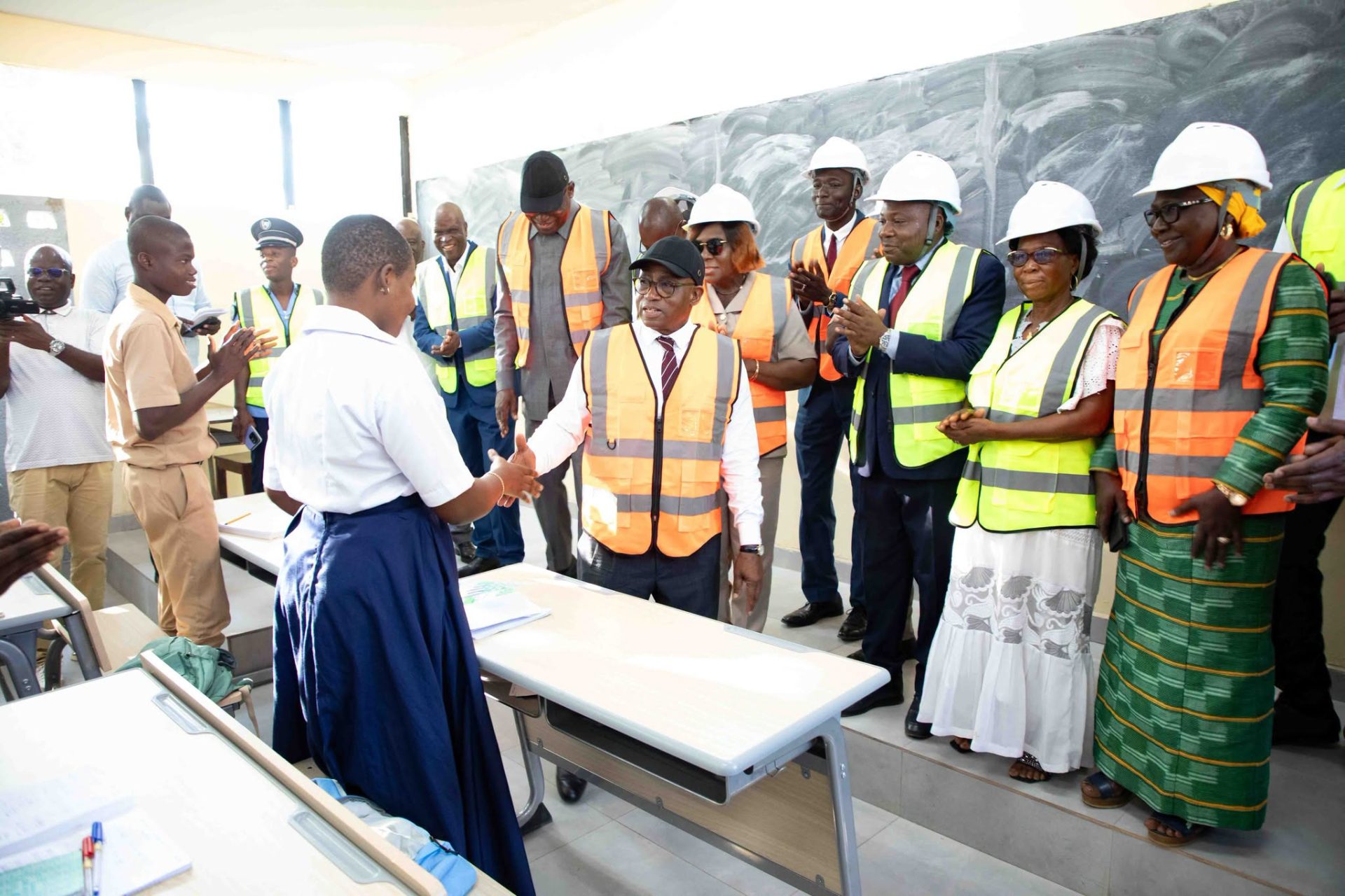 Sakassou : les travaux de réhabilitation du Lycée Moderne Paul Akoto Yao avancent