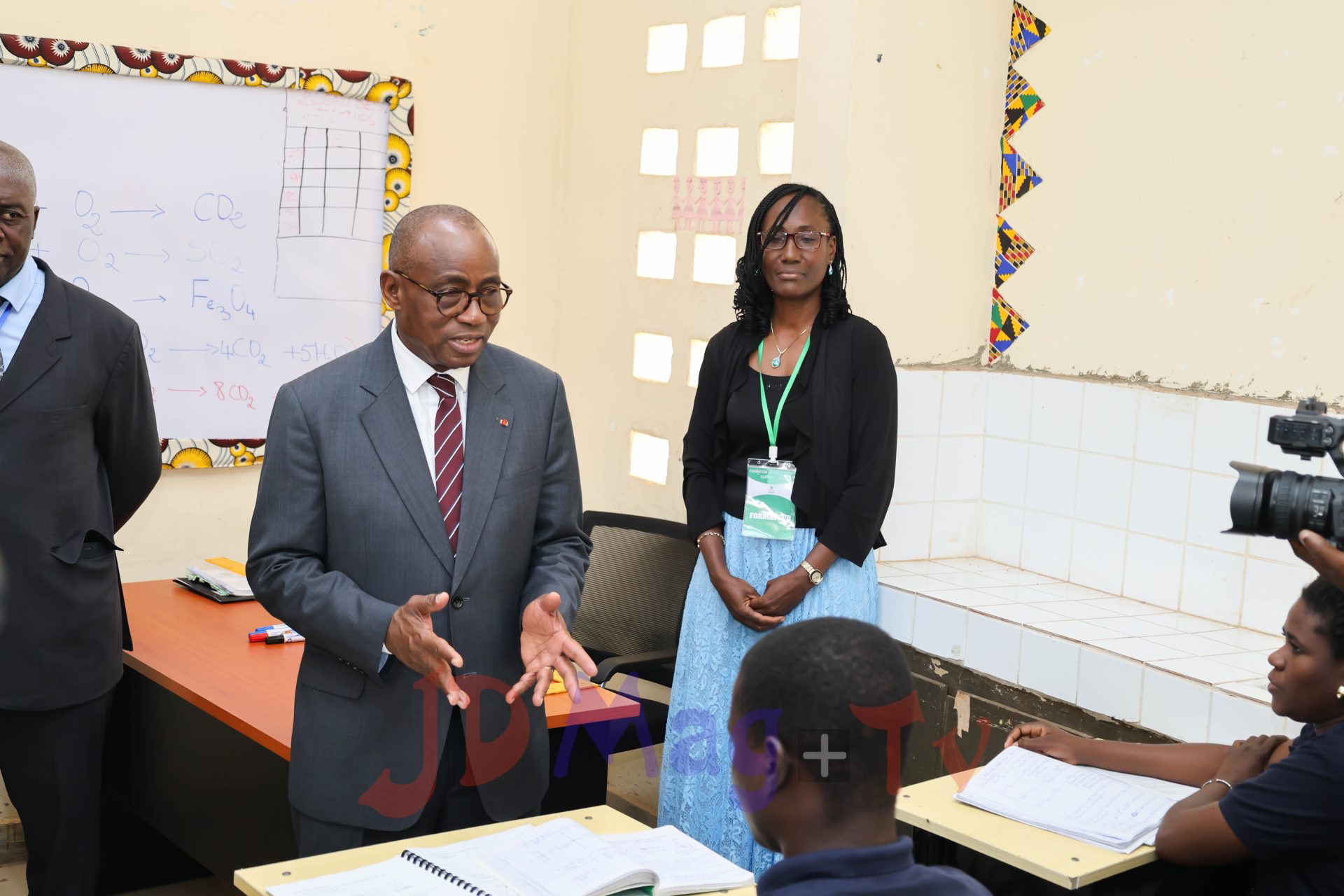 MENAET : le ministre N’Guessan KOFFI au CAFOP supérieur pour renforcer la formation des enseignants