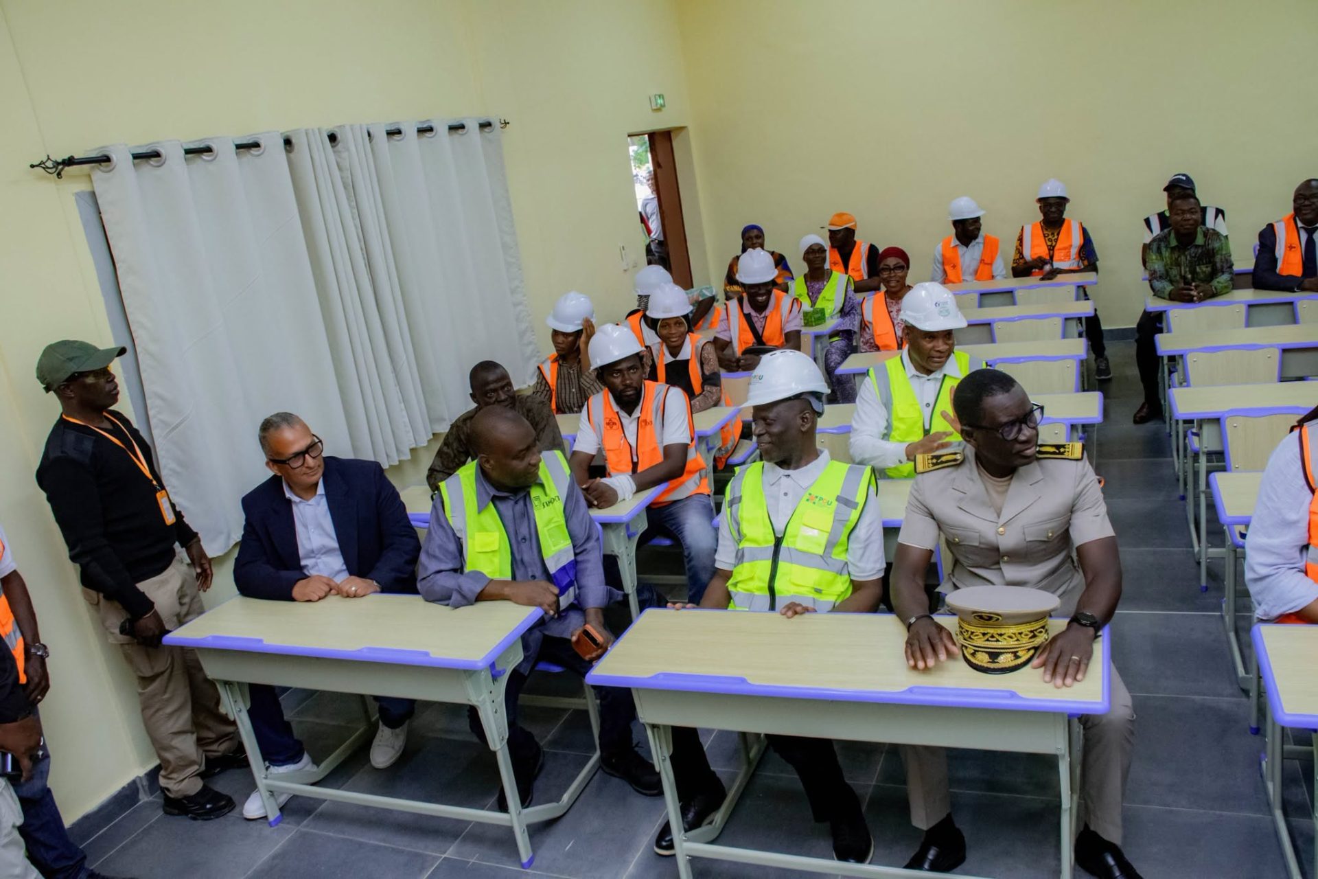 Enseignement supérieur : Adama Diawara inspecte les chantiers de l’UPGC et du CROU de Korhogo
