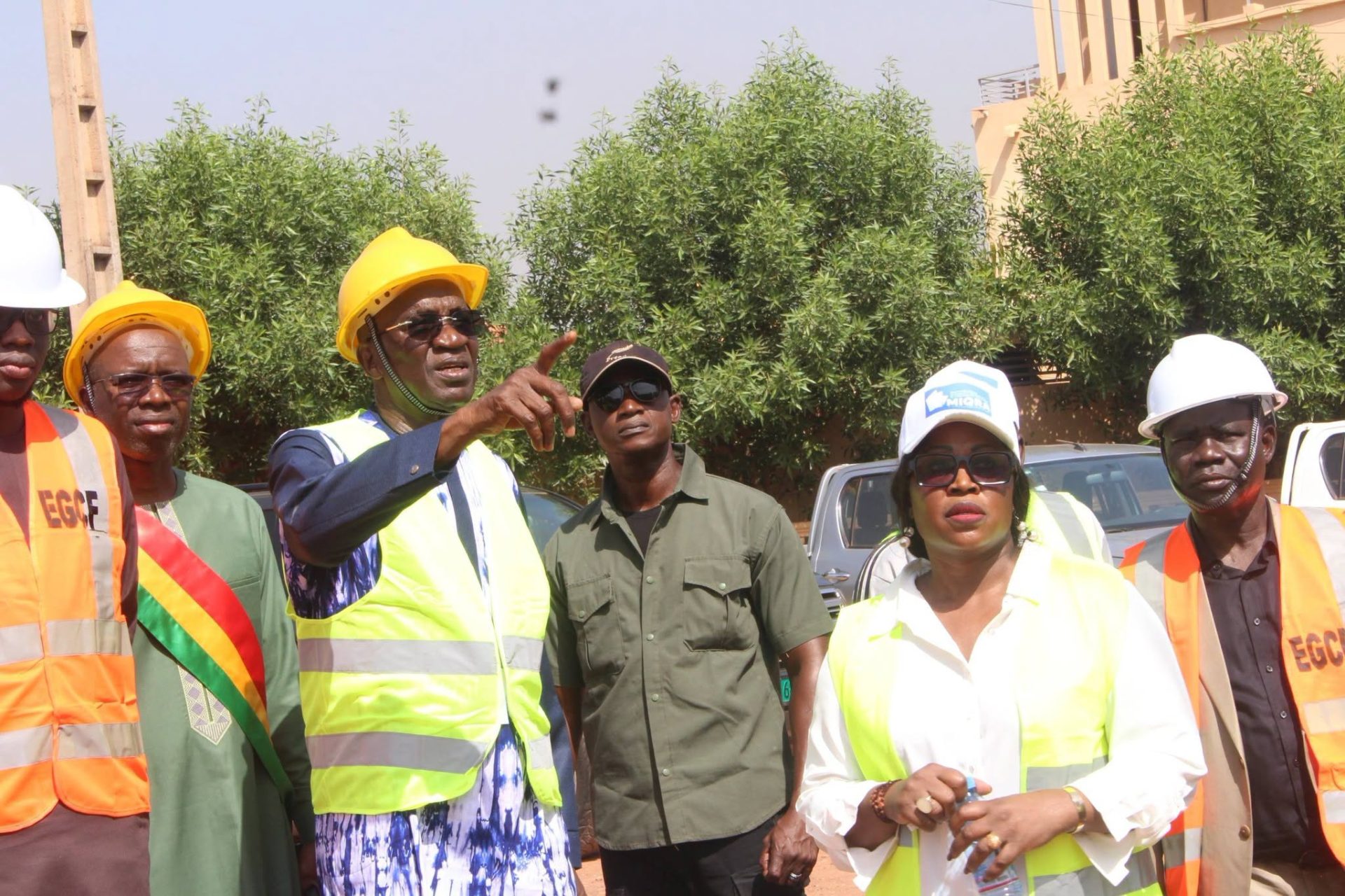 Mali / Infrastructures scolaires : Le ministre de l’Éducation nationale s’enquiert de l’avancement des travaux du lycée de Moribabougou
