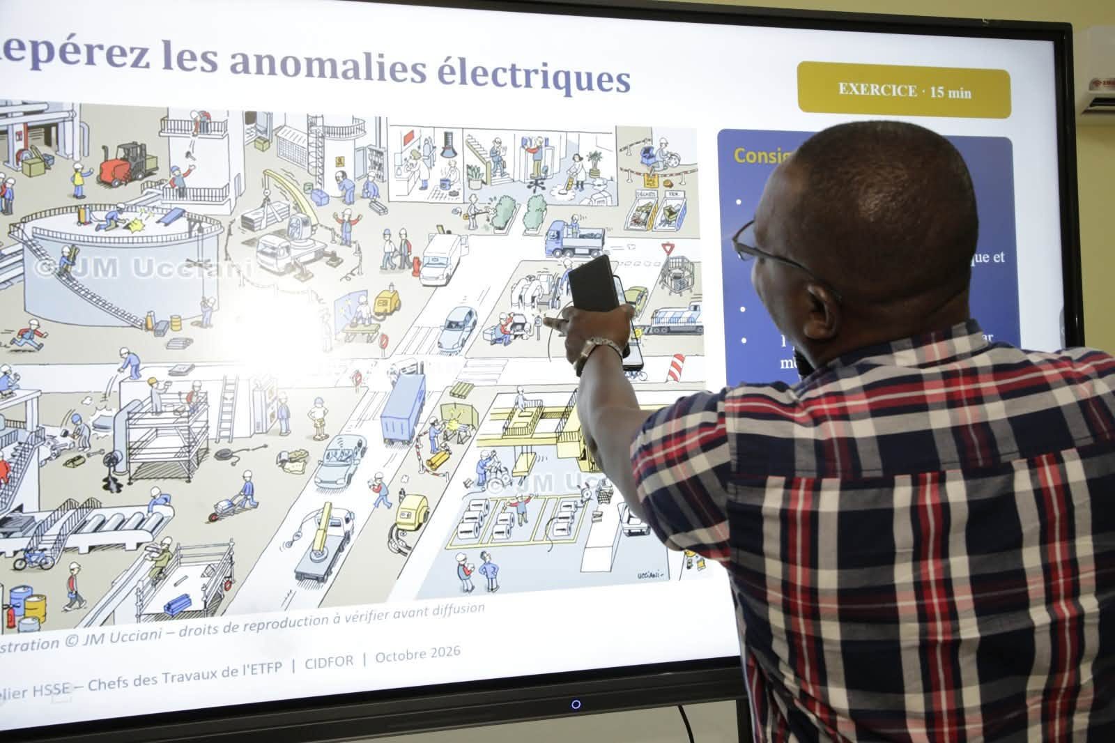 Enseignement technique : le CIDFOR renforce les compétences de 65 chefs des travaux en pratiques HSSE