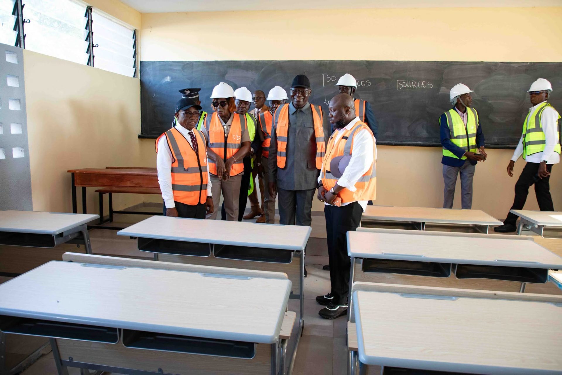 Sakassou : les travaux de réhabilitation du Lycée Moderne Paul Akoto Yao avancent