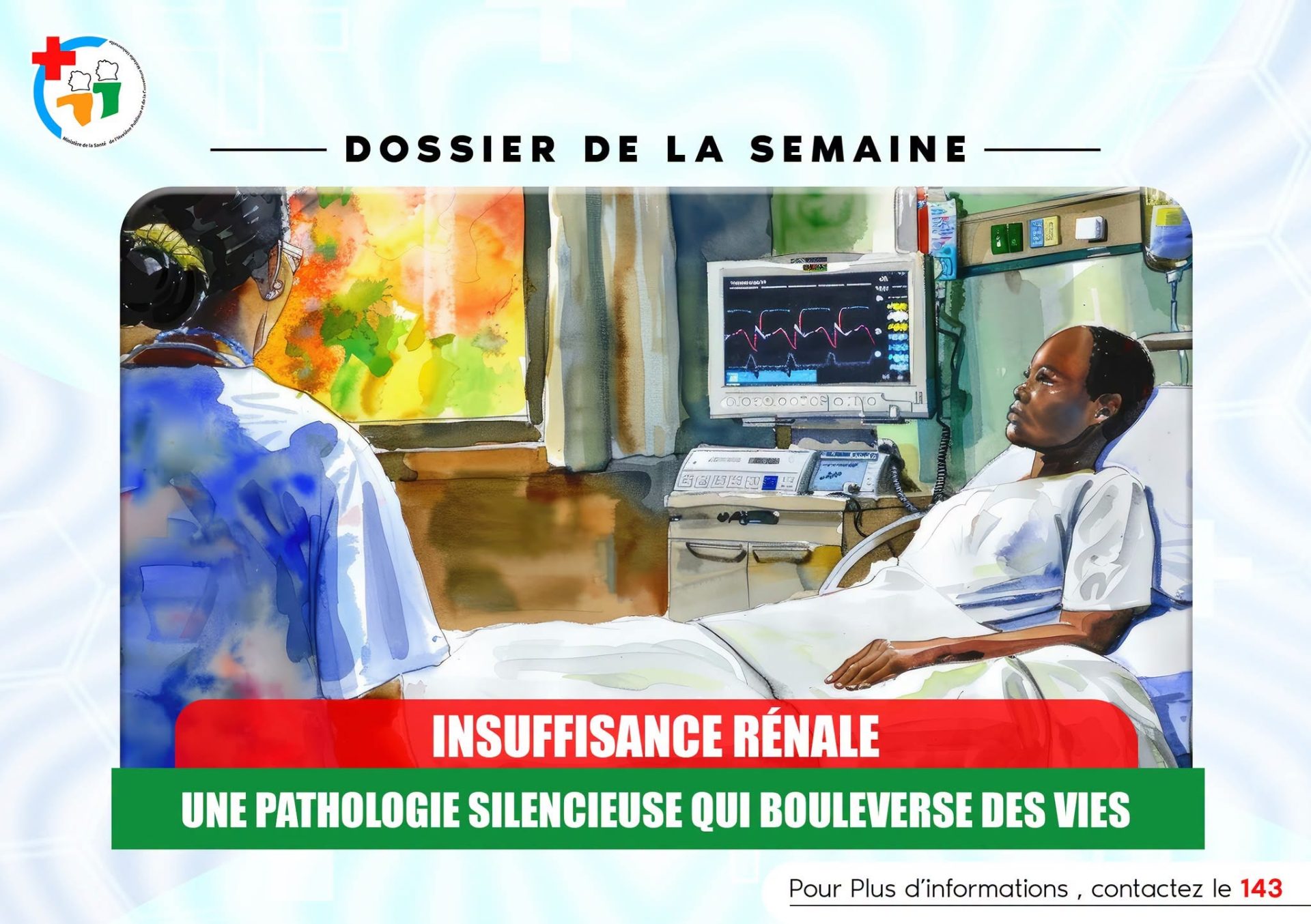 Insuffisance rénale : En Côte d’Ivoire, l’urgence d’un dépistage précoce face à des milliers de nouveaux cas chaque année