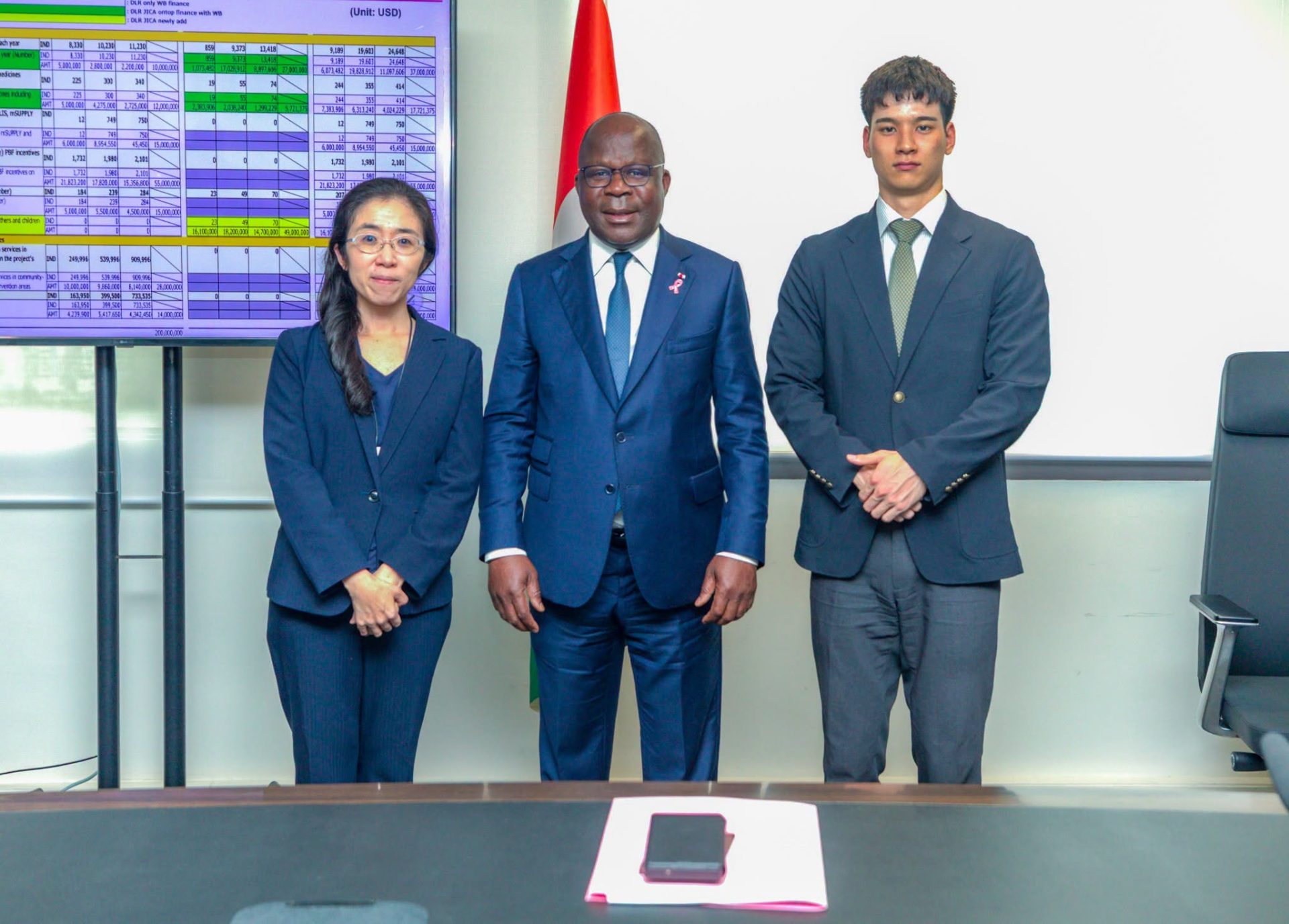 Intégration des services de santé : Le ministre Pierre DIMBA échange avec la JICA et l’UCPS-Banque Mondiale