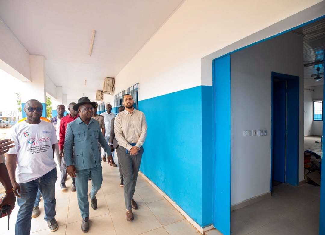 Allepila / Rubino (Agneby-Tiassa) : Pierre Dimba donne le coup d’envoi aux travaux d’un centre de santé rurale