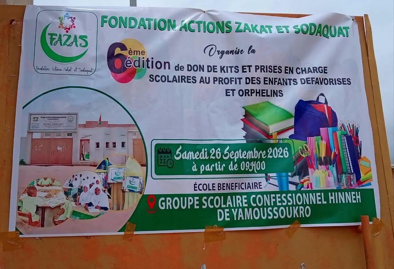 Yamoussoukro : 300 kits scolaires et 25 bourses pour soutenir les élèves défavorisés
