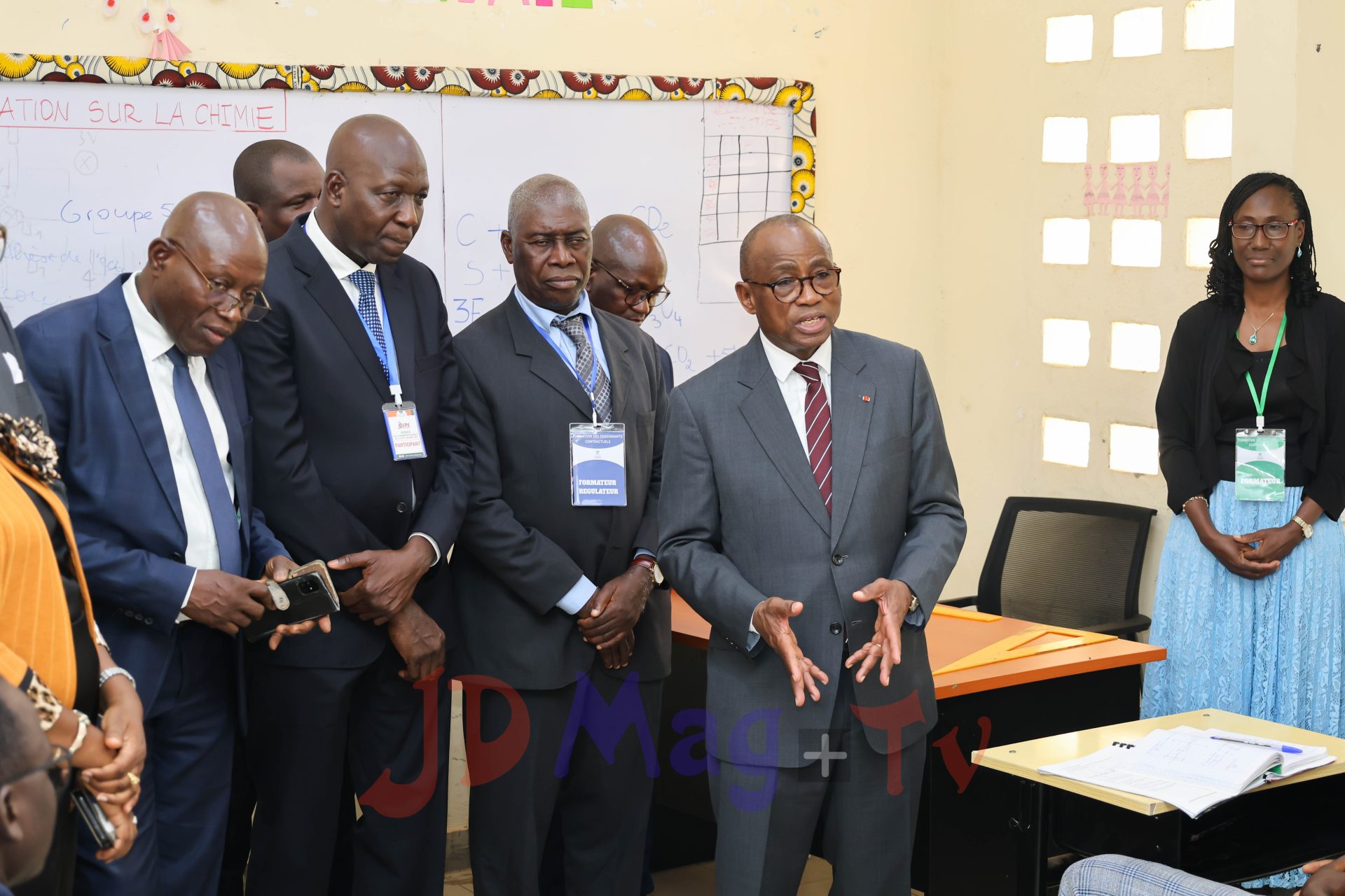MENAET : le ministre N’Guessan KOFFI au CAFOP supérieur pour renforcer la formation des enseignants