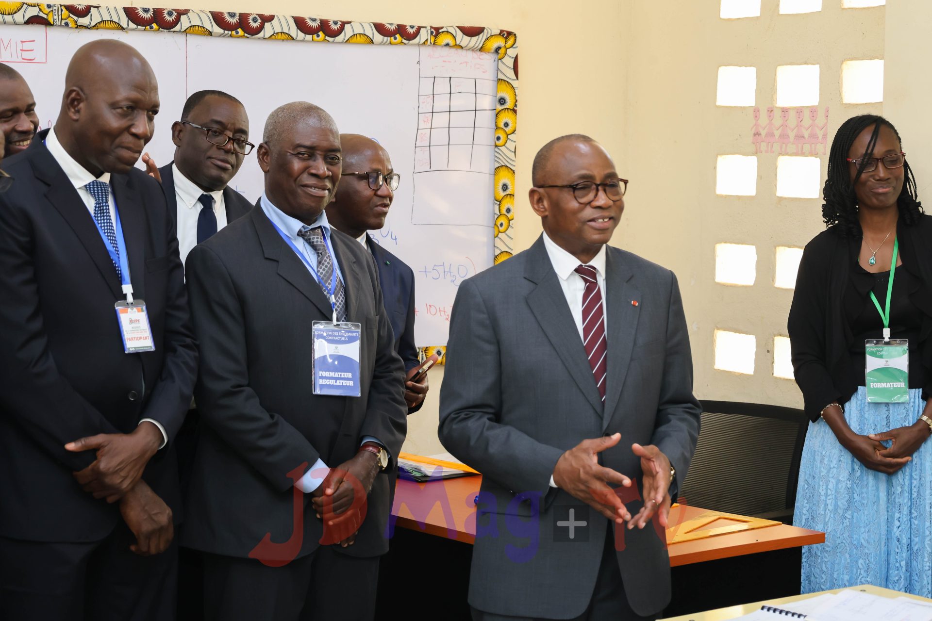MENAET : le ministre N’Guessan KOFFI au CAFOP supérieur pour renforcer la formation des enseignants