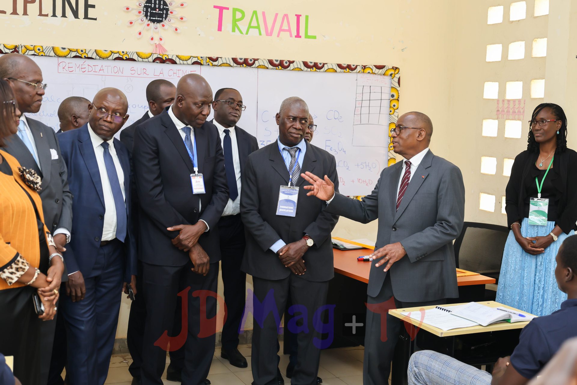 MENAET : le ministre N’Guessan KOFFI au CAFOP supérieur pour renforcer la formation des enseignants