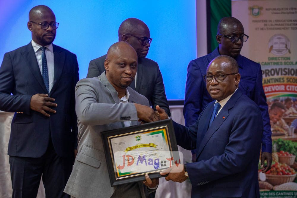 MENAET : Les acteurs de l’alimentation scolaire distingués à Yamoussoukro