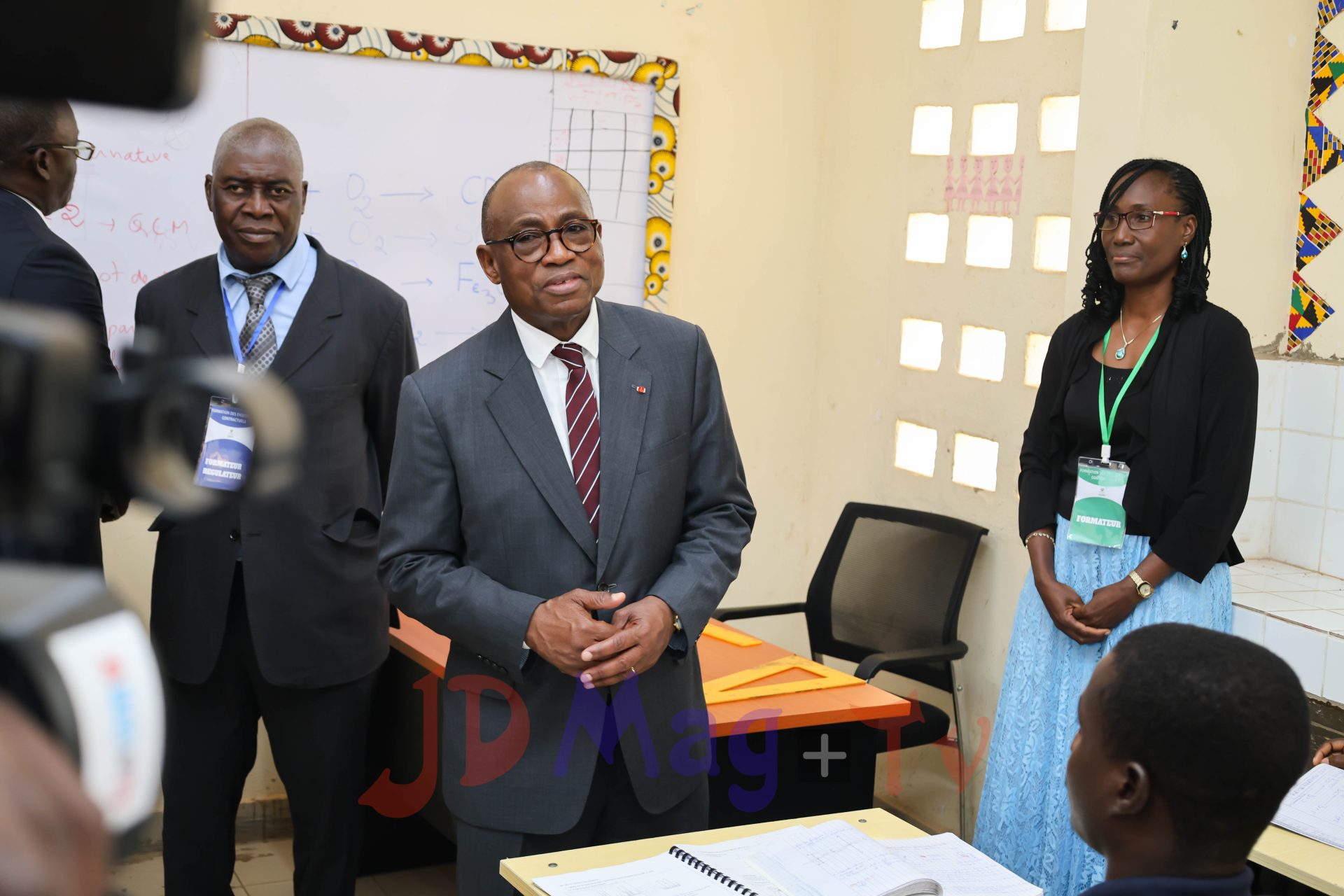 MENAET : le ministre N’Guessan KOFFI au CAFOP supérieur pour renforcer la formation des enseignants