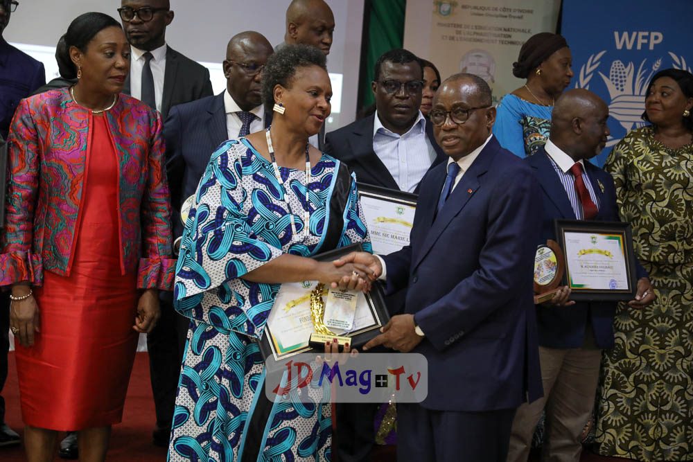 MENAET : Les acteurs de l’alimentation scolaire distingués à Yamoussoukro