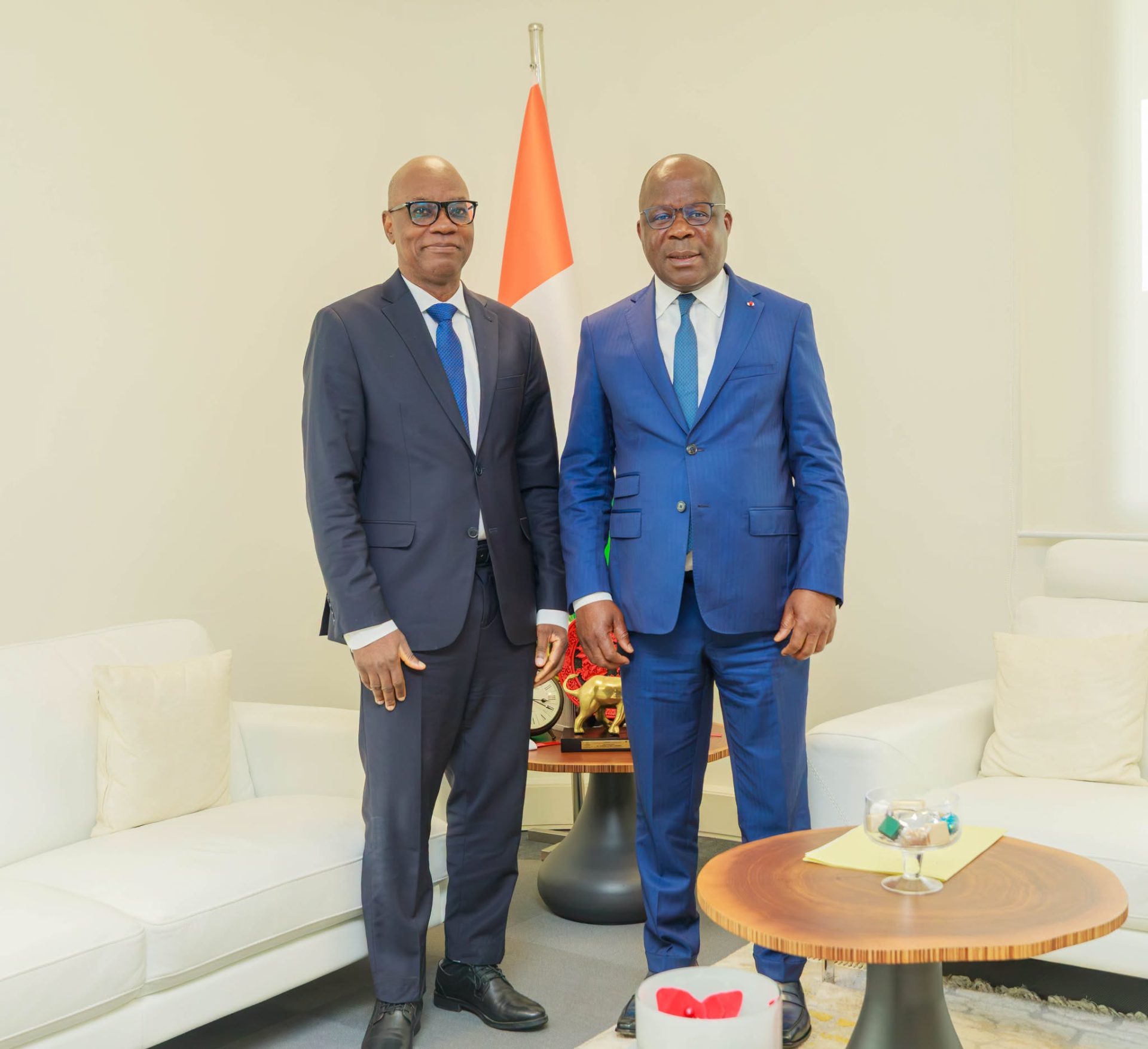 Coopération sanitaire régionale : Pierre Dimba échange avec le nouveau Directeur général de l’OOAS