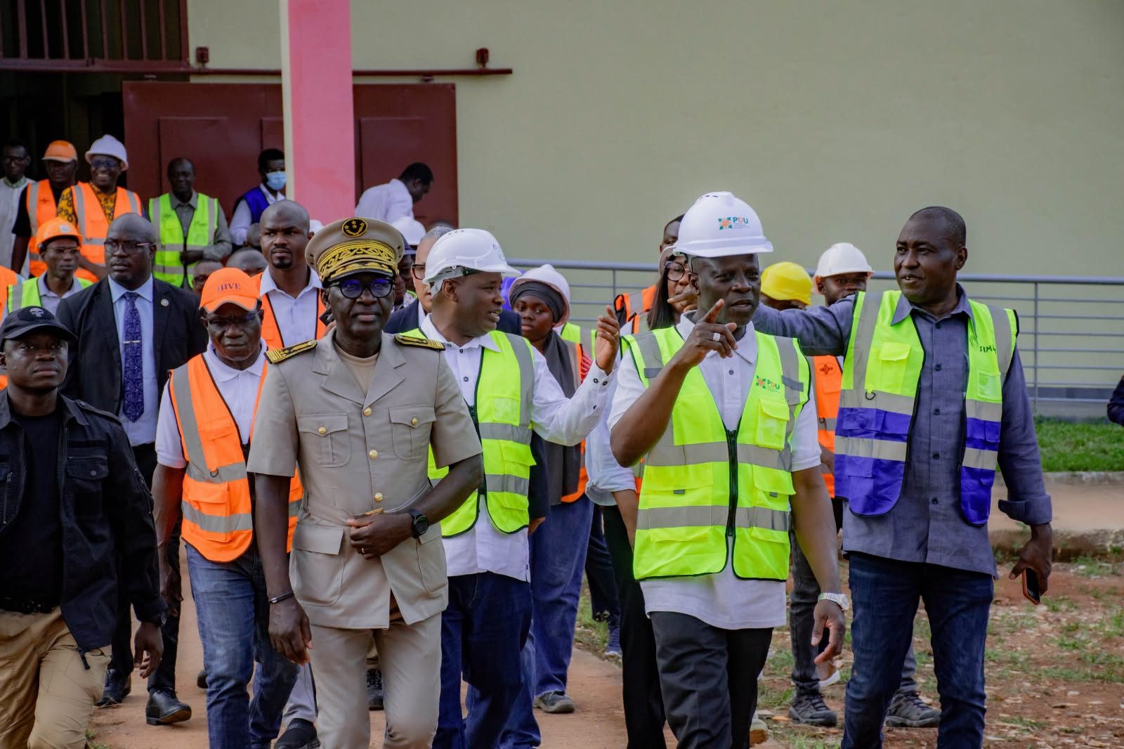 Enseignement supérieur : Adama Diawara inspecte les chantiers de l’UPGC et du CROU de Korhogo