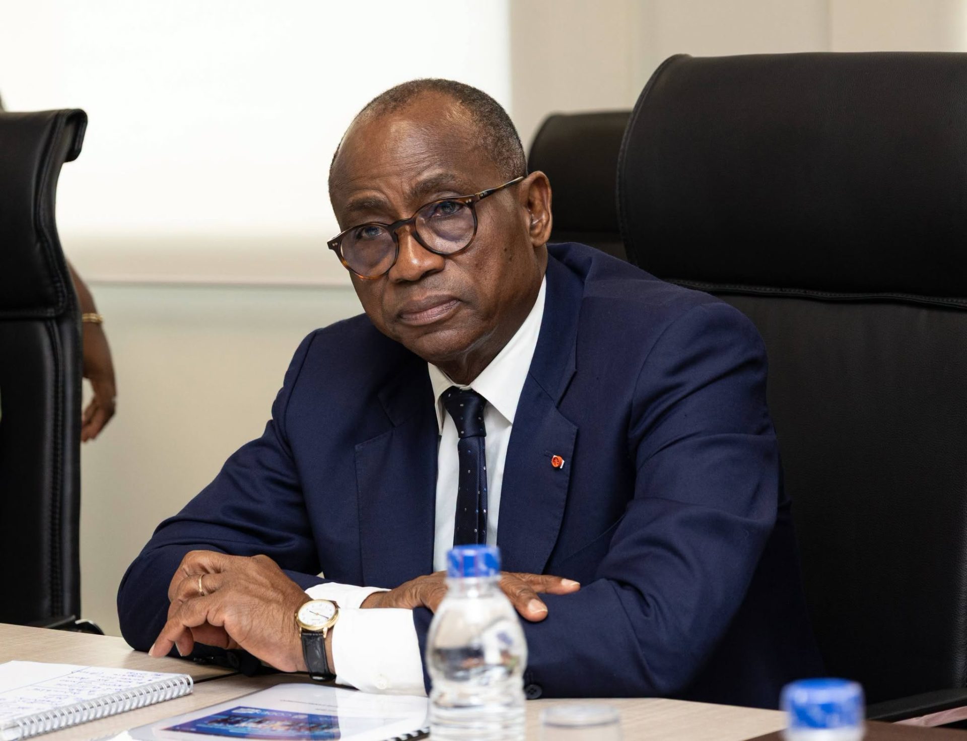 Codage et IA : quatre élèves ivoiriens de retour de Chine reçus par N’Guessan KOFFI