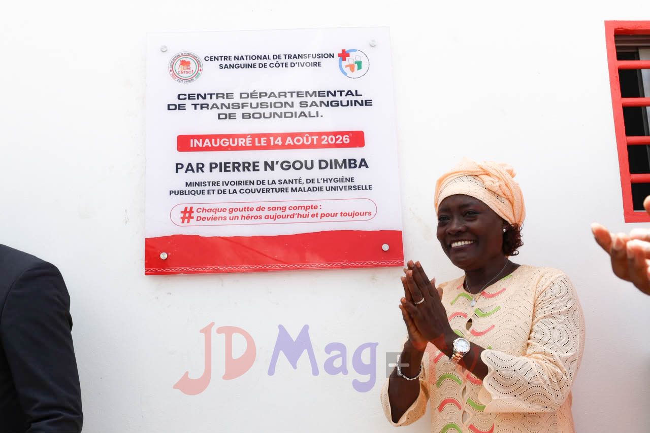 Santé : Un Centre départemental de transfusion sanguine officiellement inauguré à Boundiali
