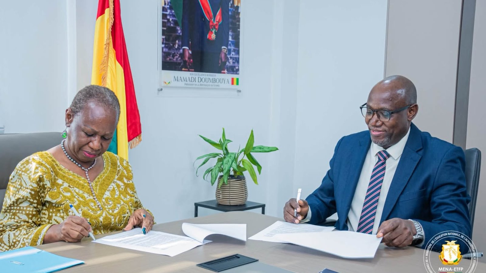 Guinée / Alimentation scolaire : Le MENA-ETFP et le PAM consolident leur partenariat