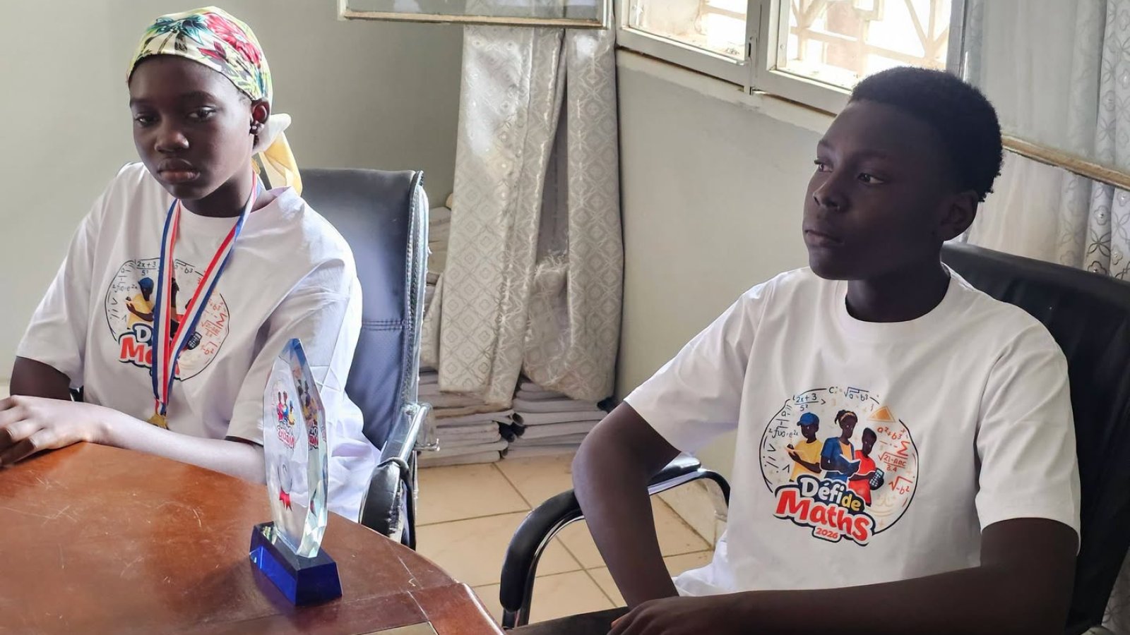 Tchad / Éducation : La secrétaire d’État encourage les lauréats du concours « Le Défi des Maths »